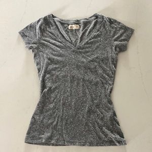 Xs grey hollister v-neck tee